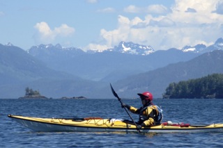 Tom Colton Kayaking Vancouver Island