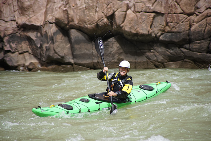 Kim on the Grand Canyon